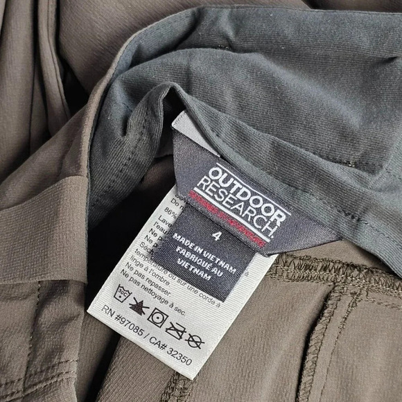 Outdoor Research Womens Ferrosi Pant Size 4 Brown Hiking Water Resistant Outdoor - Picture 8 of 10